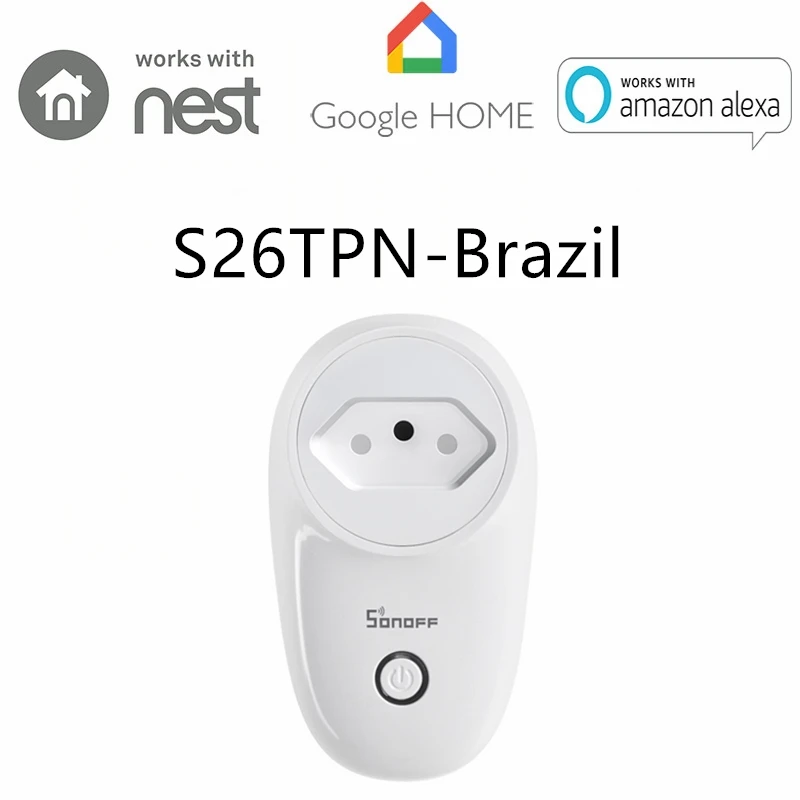 Смарт розетка SONOFF S26 BR с Wi Fi Беспроводная дистанционным управлением через