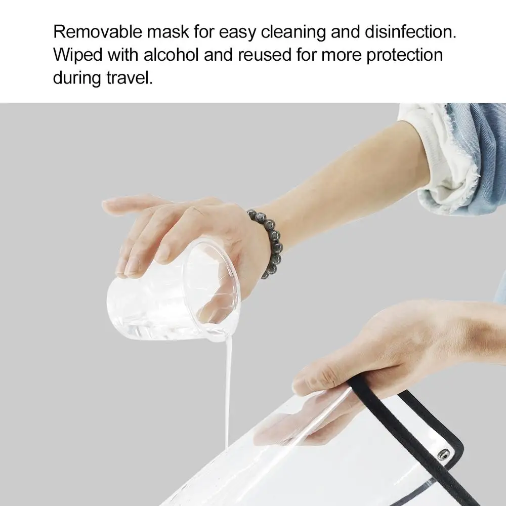 Anti-Saliva Splash Anti-Spitting Anti-Fog Anti-Oil Protective Baseball Cap Mask Removable | Безопасность и защита
