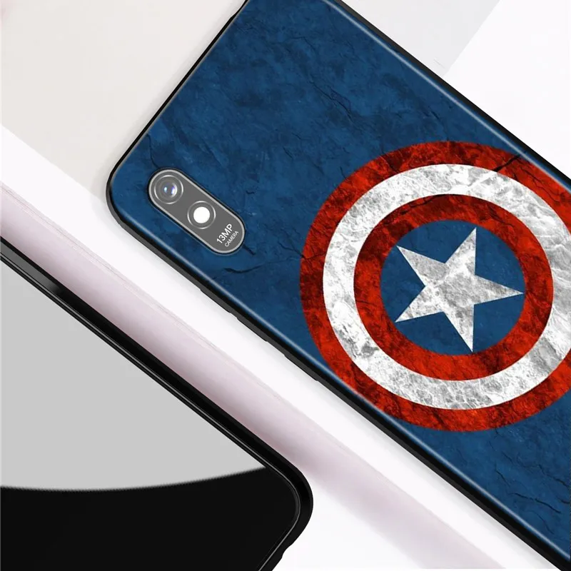 Avengers Marvel For Xiaomi Redmi 10 10X 9T 9C 9C 8 7 5 K50 K40S Gaming 4G 5G Silicone TPU Soft Black Phone Case Fundas Coque