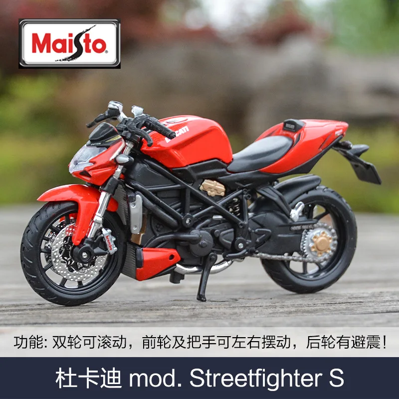 

1:18 Motorcycle Ducati 1199 Diecast Models Toy For Gift Collection Alloy motorcycle for locomotive static simulation gifts