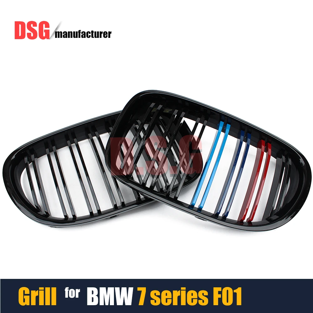 F01 передний бампер грили M Двигатель цвет почек гоночная решетка для BMW 7 серии F02 F03