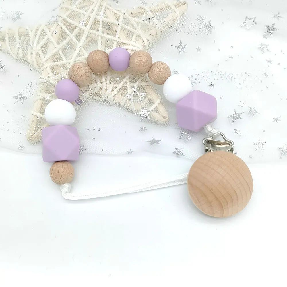 Силиконовая соска с бусами застёжка-зажим для леса пляжа напряженного режима