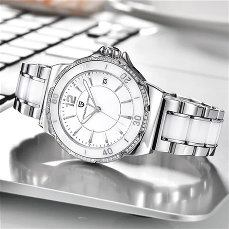 Женские дизайнерские часы PAGANI роскошные женские модные кварцевые с белой