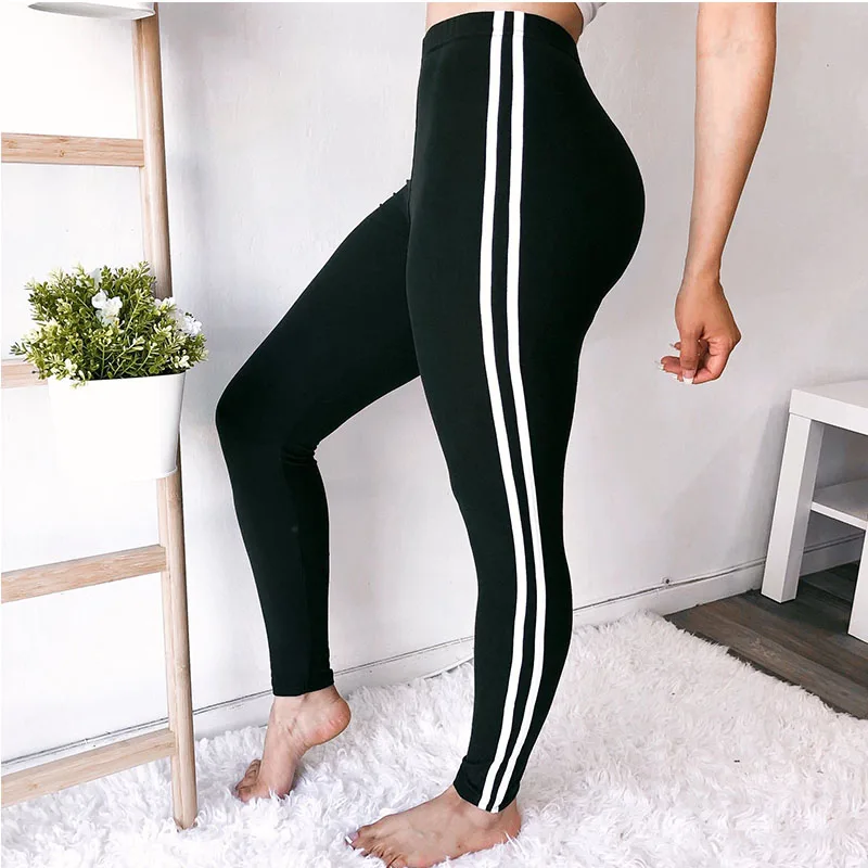 

Sexy Camouflage Stripe Sexy High Waist Leggings Womens Plus Size Fashions Woman Clothes