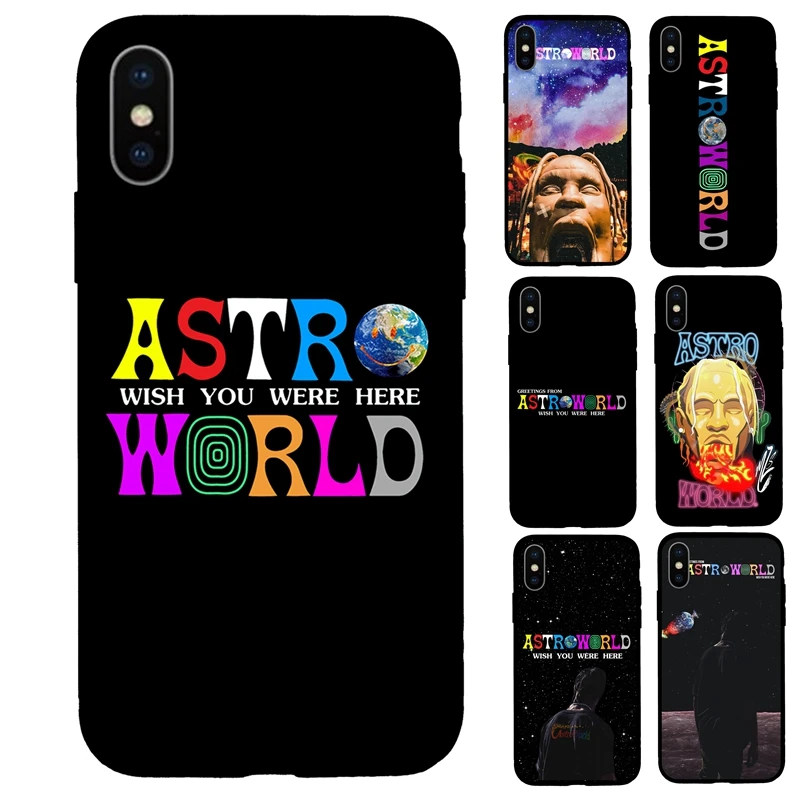 Лидер продаж мягкий силиконовый чехол Astroworld для iPhone 11 Pro MaX 6S 5S 8 Plus 7Plus X XS Max