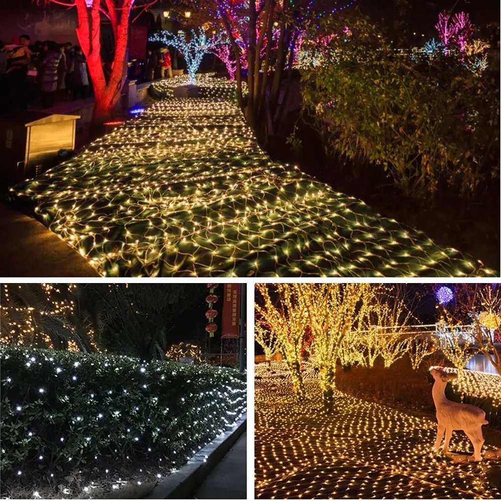 Светодиодный сетчатый струнный светильник Водонепроницаемая оконная занавеска