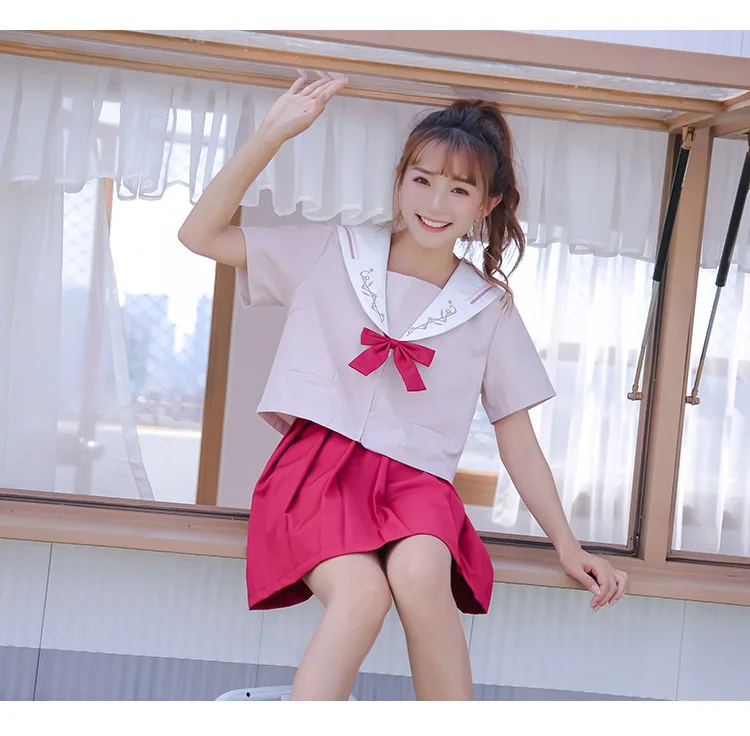 Новинка 2020 японская школьная форма s аниме матросский костюм униформа Jk для