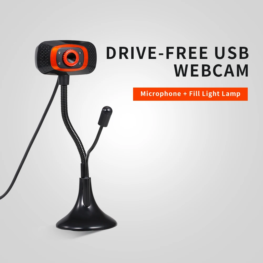 

Веб-камера без привода 1080P HD веб-камера вращение на 360 градусов USB Plug n Play веб-камера широкоформатное видео для ПК компьютера