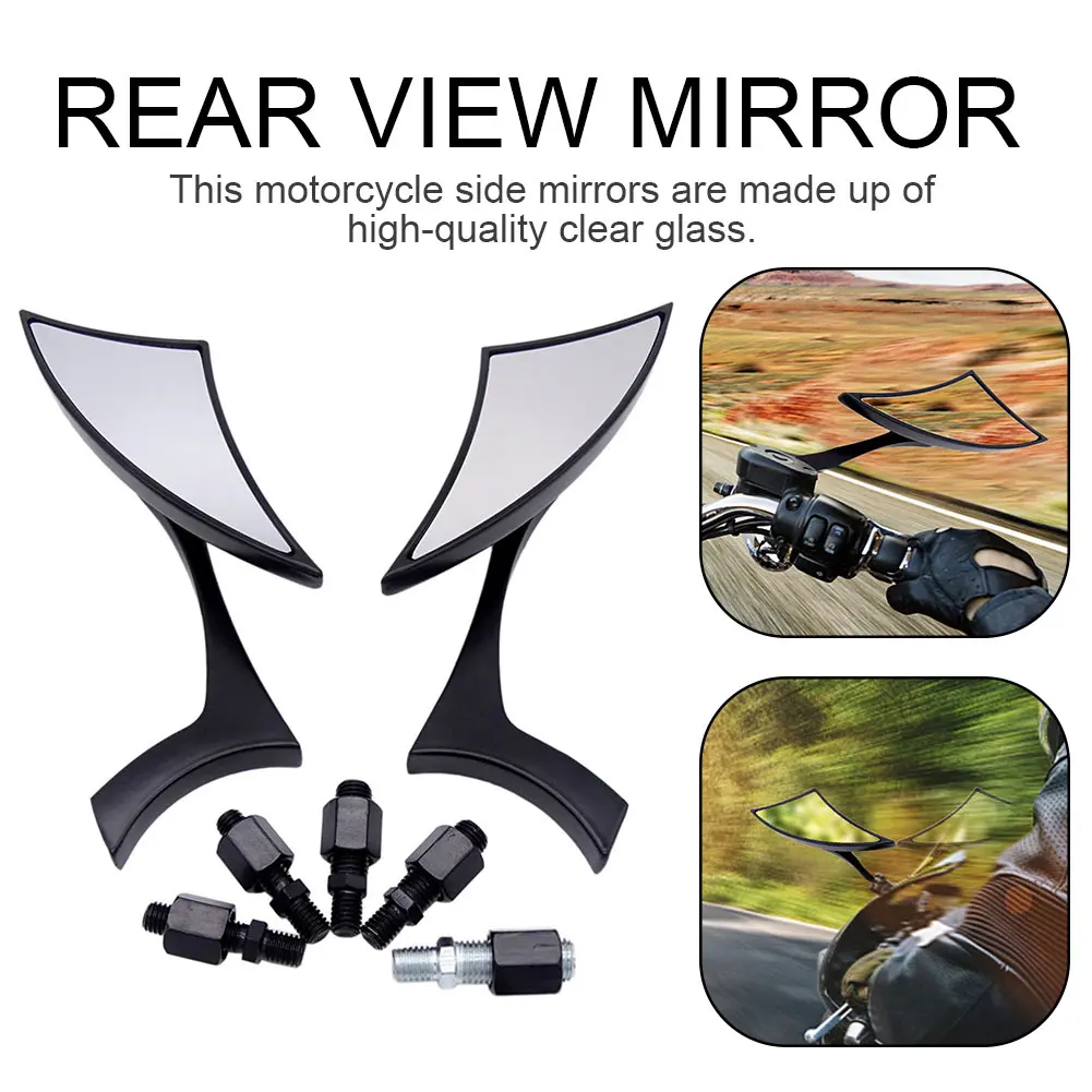 

Для мотоцикла прочный безопасный Вождение алюминиевый сплав Легкая установка зеркало заднего вида запасные части противоударный классный...