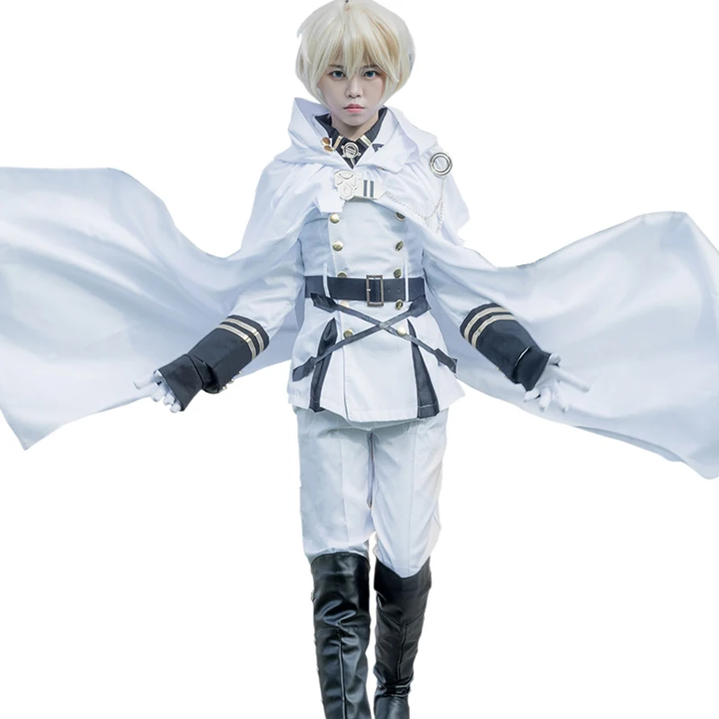 Костюм для косплея Mikaela Hyakuya из аниме сераф конца красивый костюм подходит