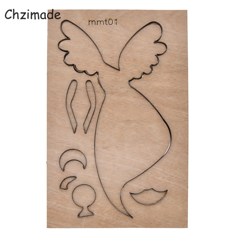 Chzimade игрушки в виде животных медведя пресс-формы для кожи деревянная форма
