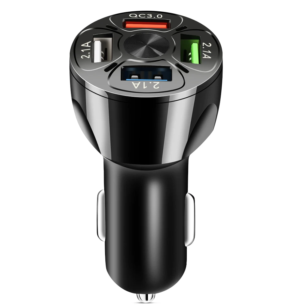 Автомобильное зарядное устройство с 4 портами USB для Geely Atlas Coolray Mk Cross Boyue NL3 X6 EX7 Emgrand