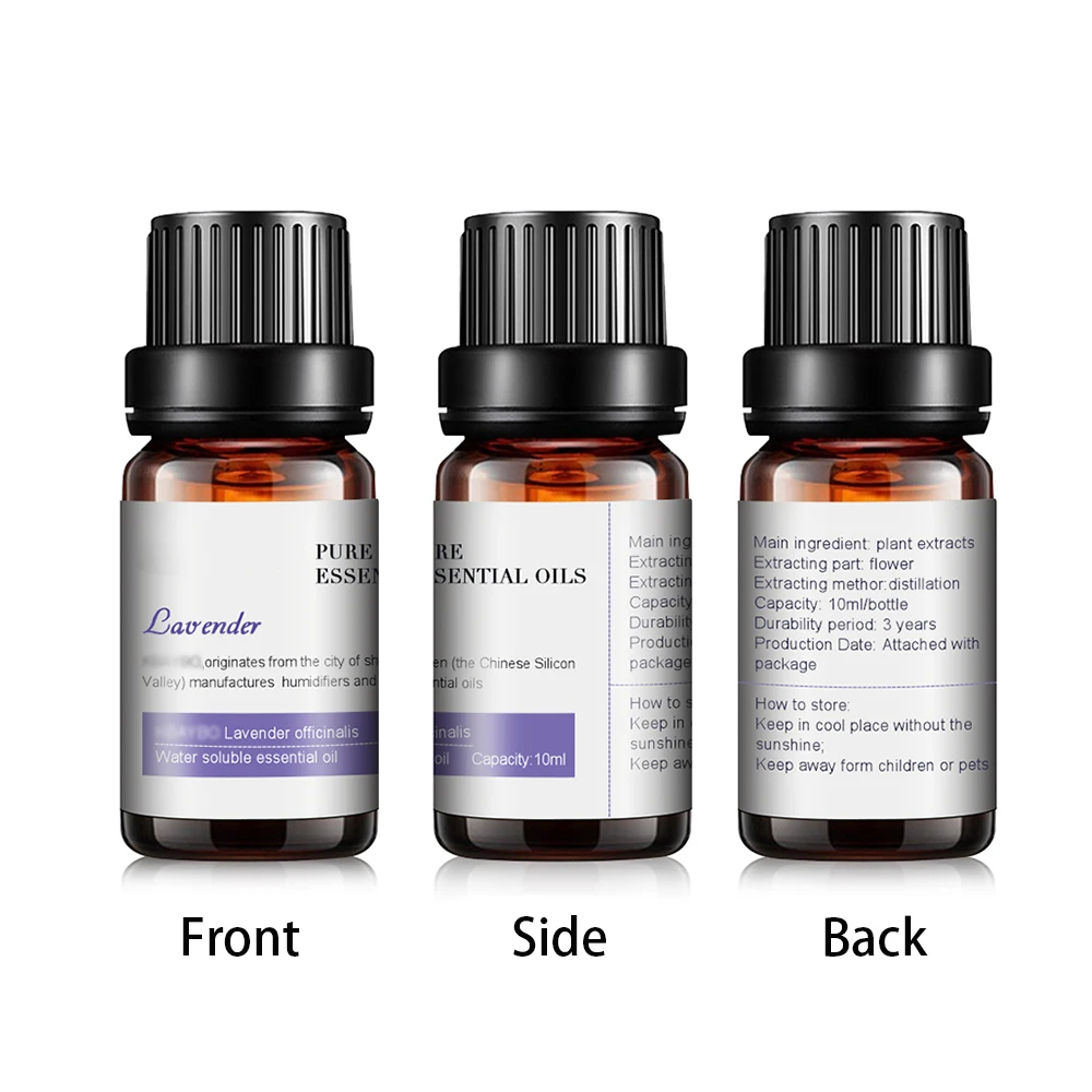Essential Oils for Diffuser Aromatherapy Oil Humidifier 6 Kinds Fragrance of Lavender Tea Tree Rosemary Lemongrass Orange | Бытовая