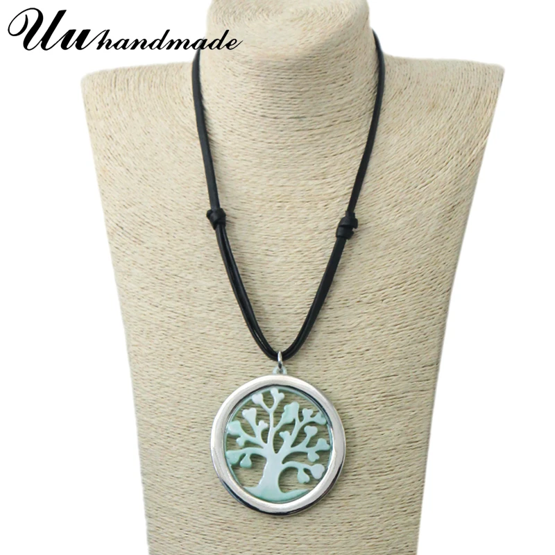 Женское Ожерелье макси Collares массивное ожерелье из акрила с круглой подвеской