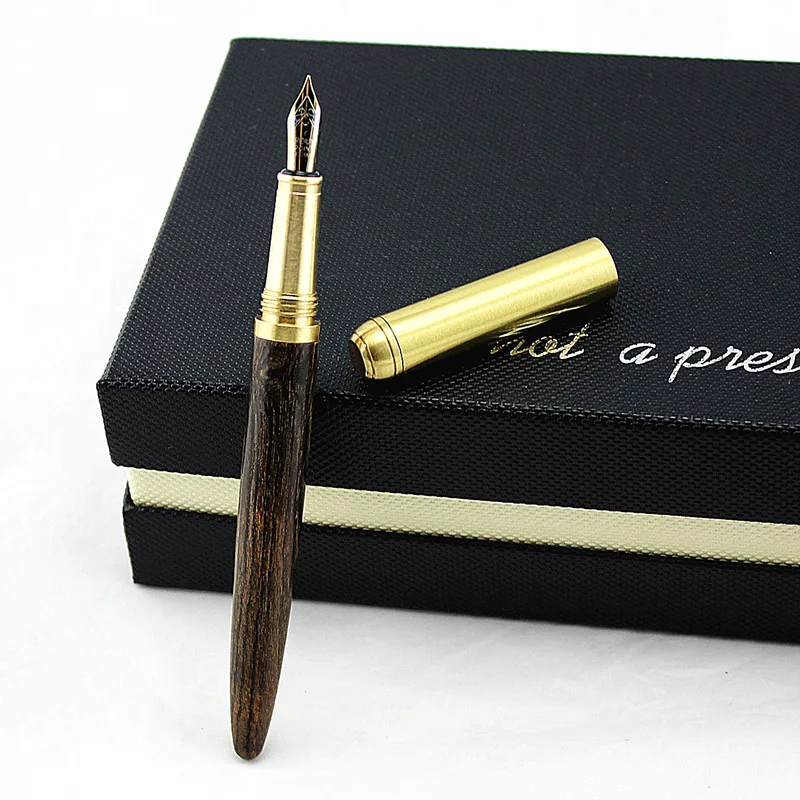 Высококачественная роскошная деревянная авторучка nib 0 7 мм caneta tinteiro Office Stylo plume Penna