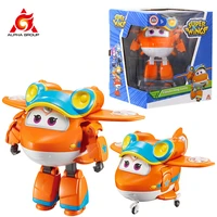 super wings s5 5 scale transforming toy sunny airplane to robot plane action figures toy for birthday gifts boys girls kids