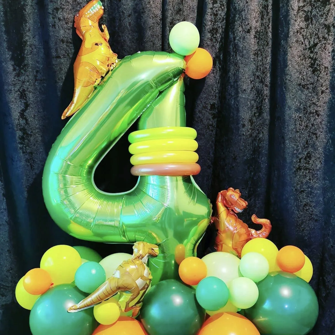 50 шт./лот мини динозавр фольгированные гелиевые шары Парк Юрского периода товары