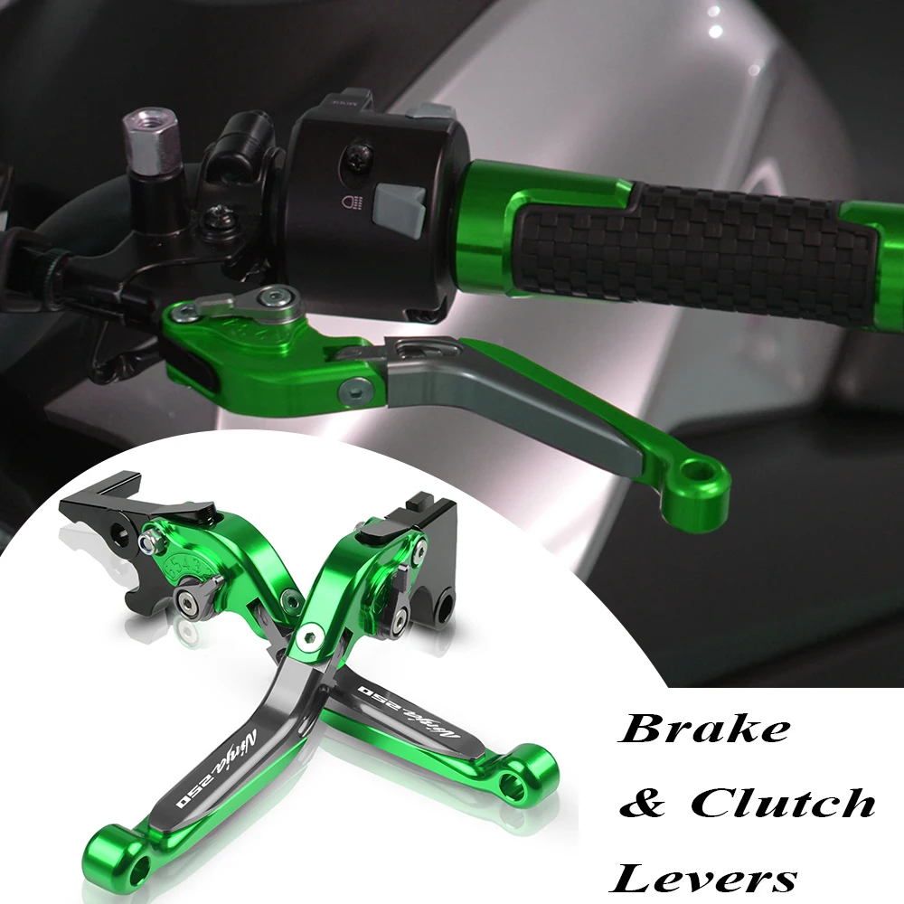 

FOR KAWASAKI NINJA250 ABS NINJA 250 ABS 2013 2014 2015 2016 2017 2018 2019 2020 2021 Motorcycle Adjustable Brake Clutch Levers