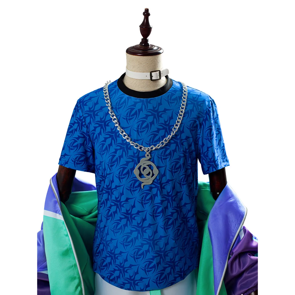 

Yatonokami Kanata Paradox Live Cozmez Cosplay Costume Outfit Coat+ Shirt+ Pants+ Necklace+ Cap Uniform Party Fancy Suit Custom