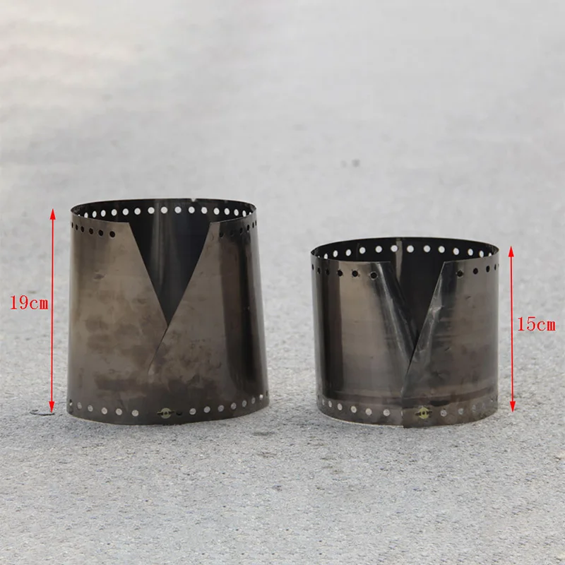 

Pure Titanium Camping Stove Wind Shield Camping Stove Wind Screen Outdoor Gas Stove Windproof Windshield 15Cm