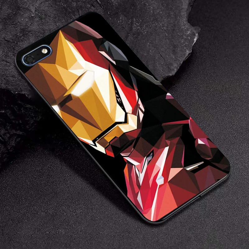 TPUBLK626 Чехол Marvel Hero для huawei Y5 Prime, мягкий черный ТПУ чехол для huawei Y5 Prime Y5 Y5 Lite Y6 Y7 Prime чехол - Цвет: TPUBLK626