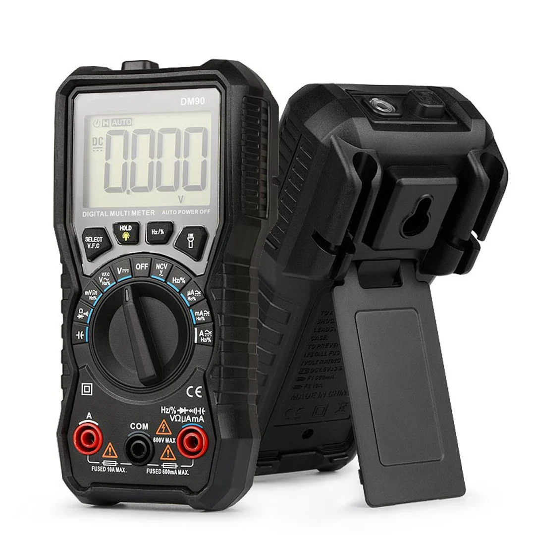 Высокоточный цифровой мультиметр DM90/DM90A с ЖК-дисплеем измеритель напряжения и