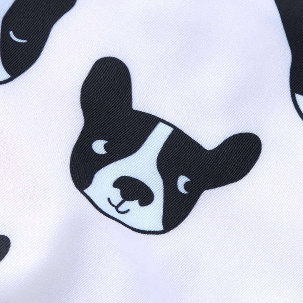 Купалник Одежда для маленьких девочек Купальный костюм с рисунком собаки