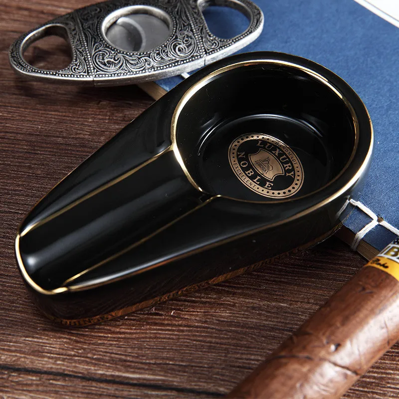 COHIBA гаджеты Керамика сигарная пепельница одинарная сигарета держатель золы 4