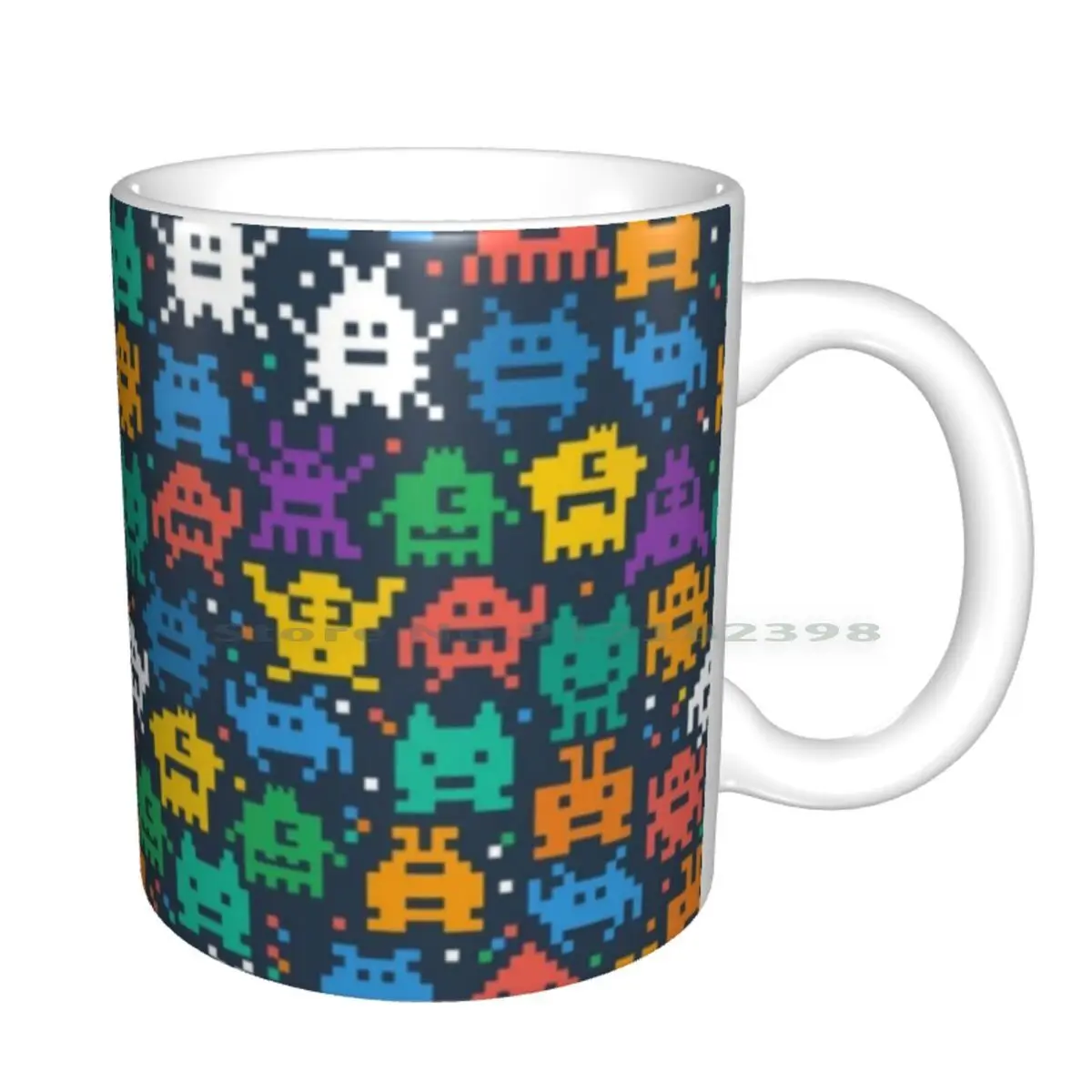 Керамические кружки в ретро-стиле с изображением монстров кофейные чашки кружка