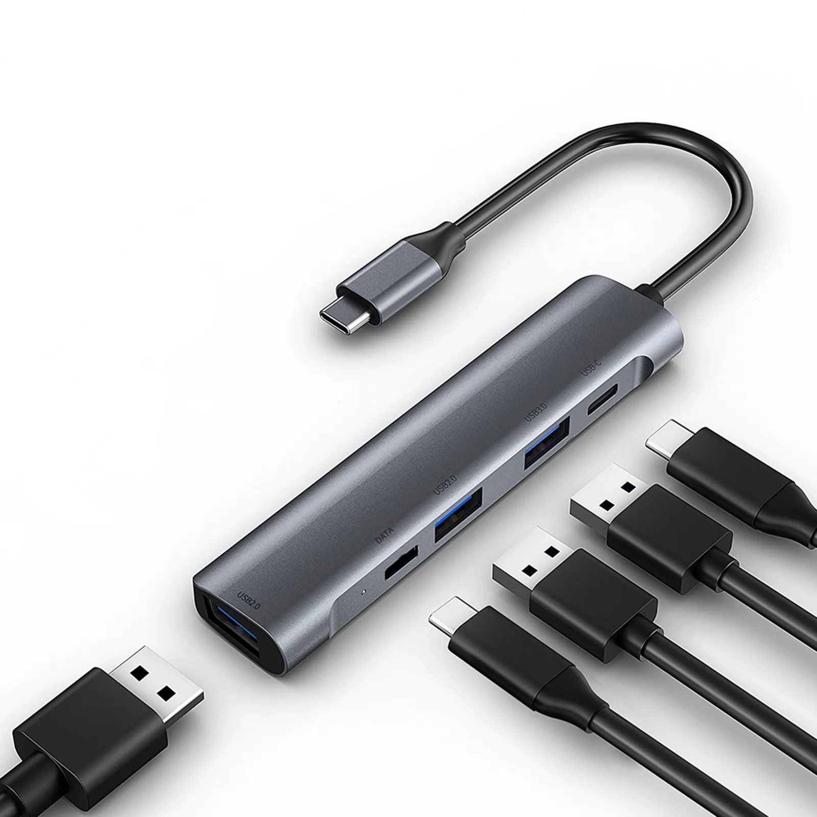 5/7-In-1 Docking Station USB Type C To 60WPD Charging DP Data Transmission Multi-port Hub Docking For Laptop Desktop