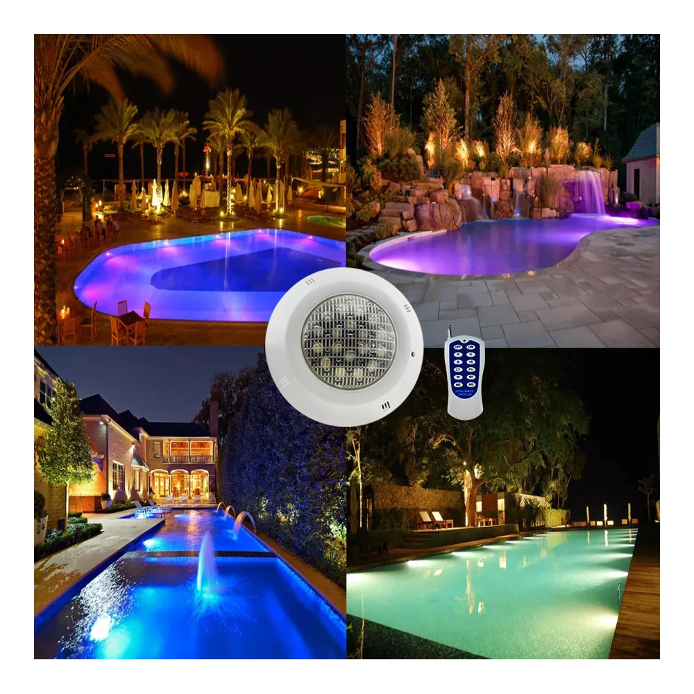 

Swimming pool lighting Underwater lamp Pond fountain or cottages holiday cascade ip68 waterproof submersible wireless Decorative