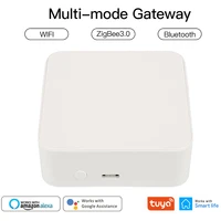 tuya wi fi zigbee3 0 smart gateway hub smart home bridge smart life app wireless remote controller works with alexa google home