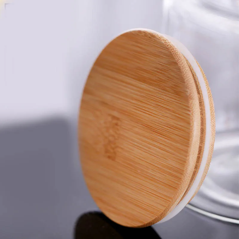 Герметичная квадратная Замочная круглая стеклянная банка лимонная медовая