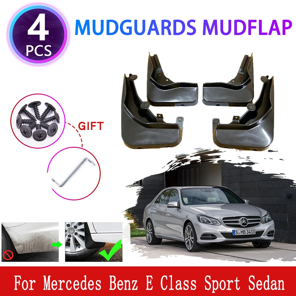 

for Mercedes Benz E Class Sport Sedan W212 2014 2015 2016 Mudguards Mudflaps Fender Mud Flap Splash Guards Accessories E250 E300