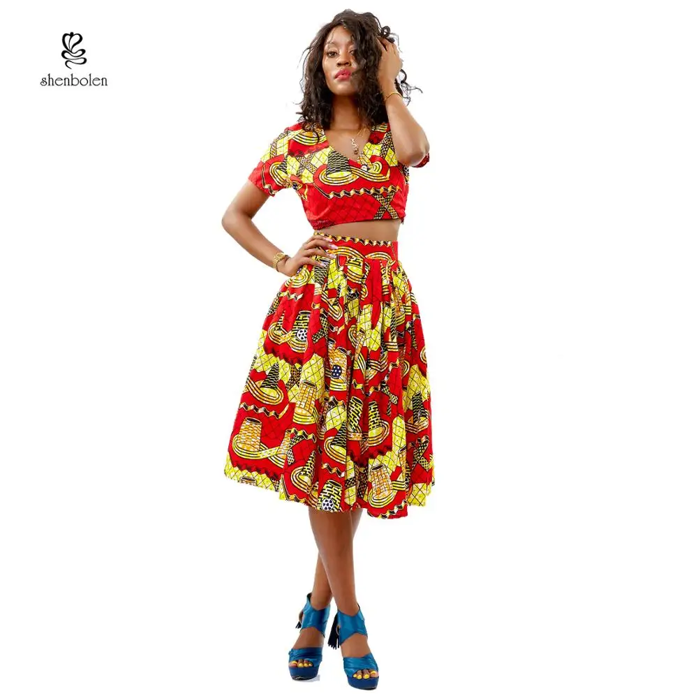 

New fashion African Clothes For Women Top And Skirt Set Casual Clothes African Women fashion Skirt African Traditional Clothes