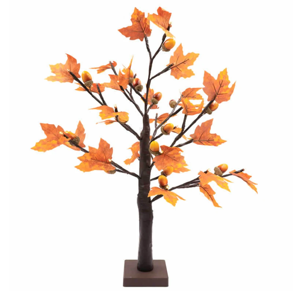 

Светильники для лесного дерева, декоративные аксессуары из кленового листа, светодиодные рождественские светящиеся прозрачные линии из ПВ...