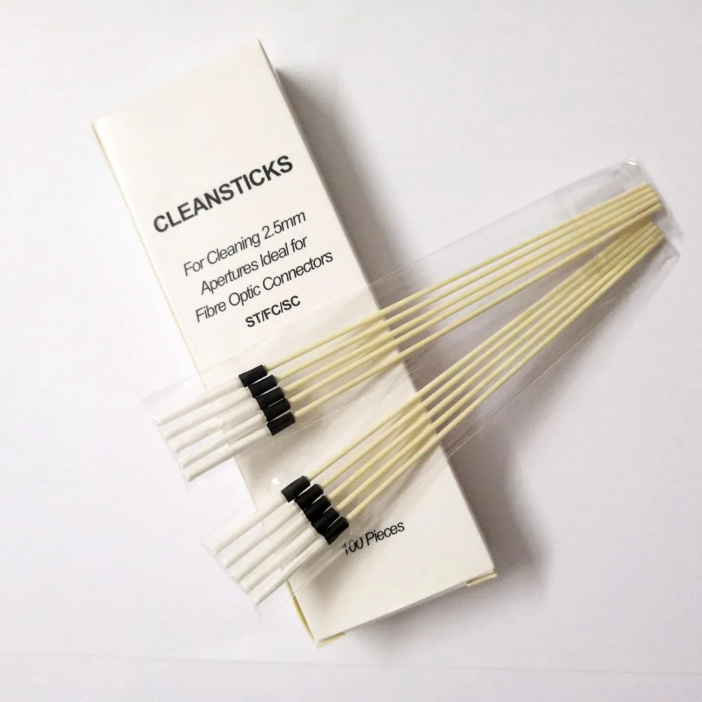 Бесплатная доставка 100 шт./лот волоконно-оптические чистящие палочки для