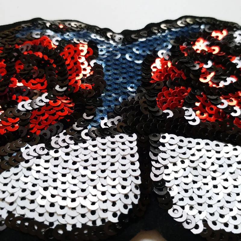 Модные Ретро блестящие нашивки для одежды сделай сам нашивка губ вышивка