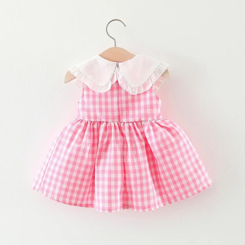 Детское платье для девочек летнее без рукавов одежда принцессы праздничный