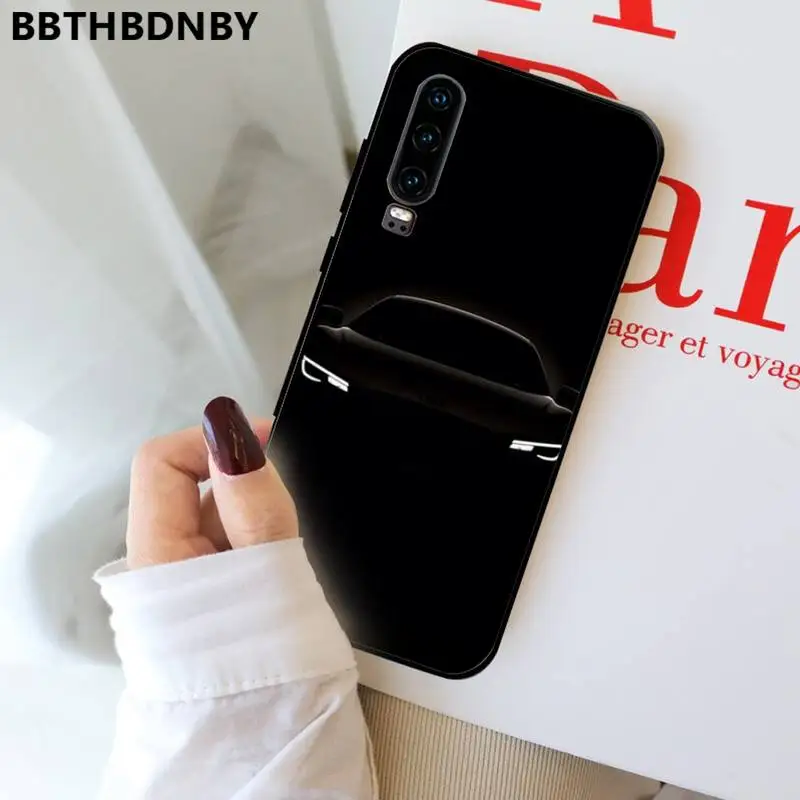 

Sports Cars Male Men Black TPU Soft Phone Case For Huawei P9 P10 P20 P30 Pro Lite smart Mate 10 Lite 20 Y5 Y6 Y7 2018 2019