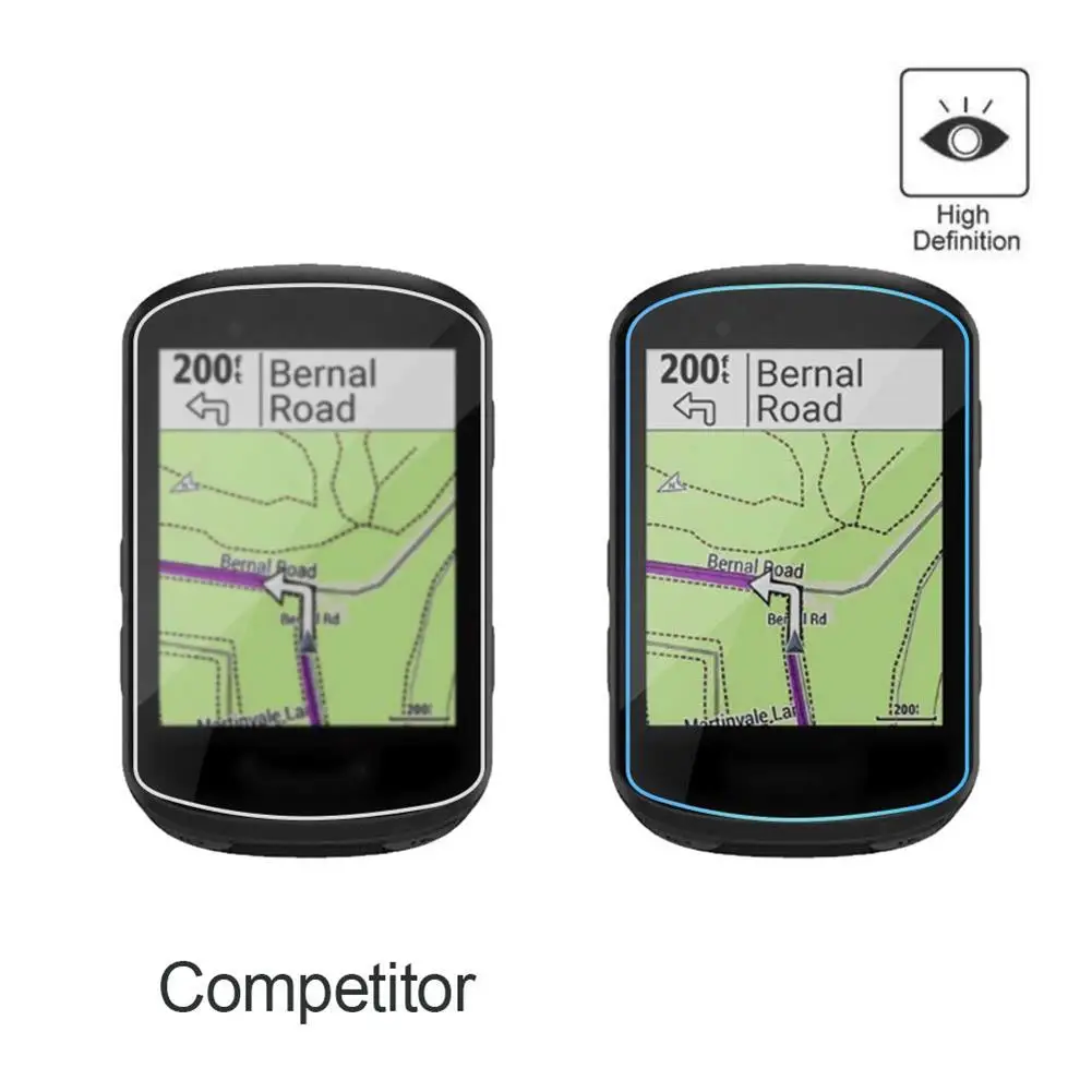 ForGarmin Edge 830 530 GPS 3 шт. прозрачное 9H противоударное закаленное стекло для защиты