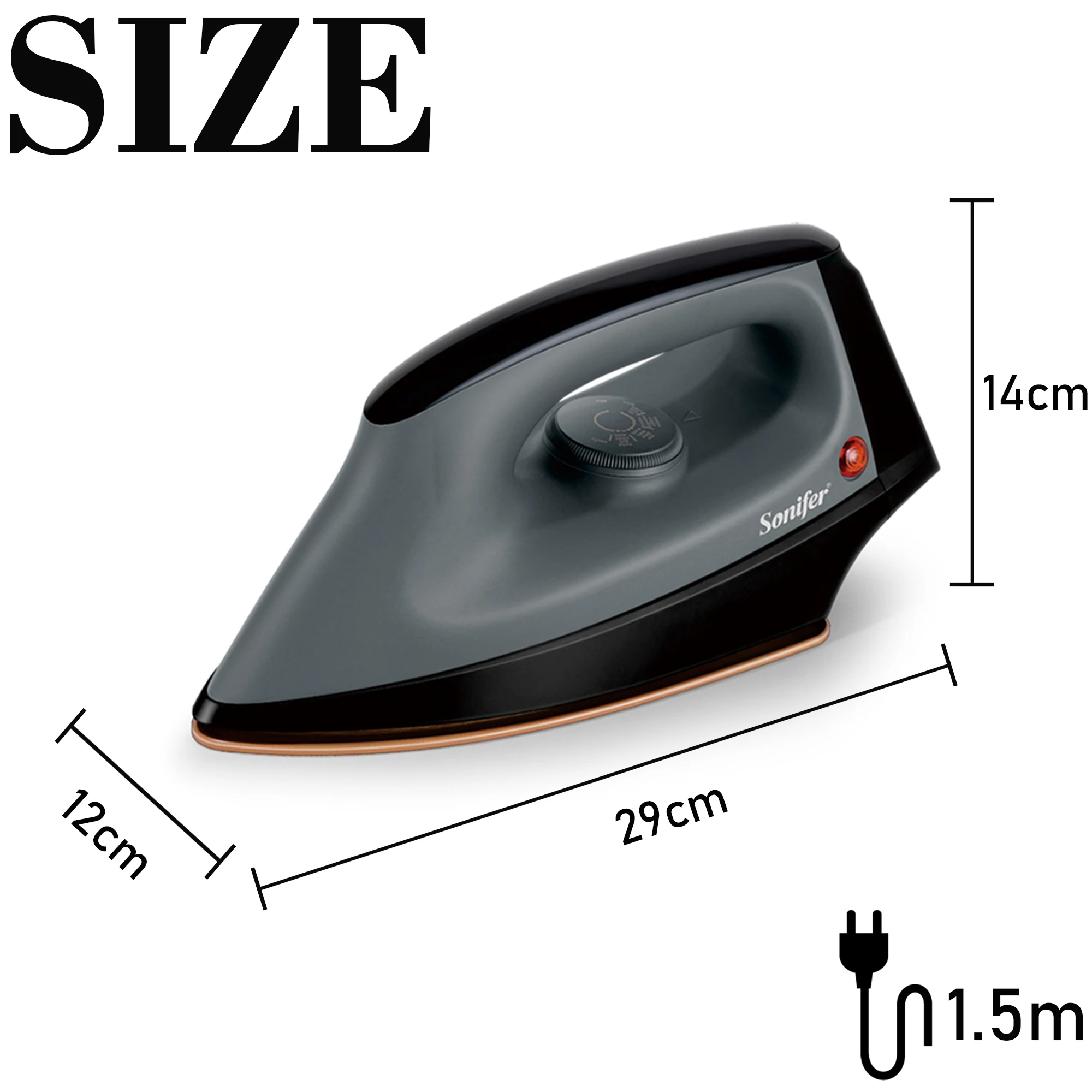 

Electric Irons Multifunction Ceramic Non-stick Soleplate Household Iron Ironing With Automatic Pilot Lamp Appliances Sonifer