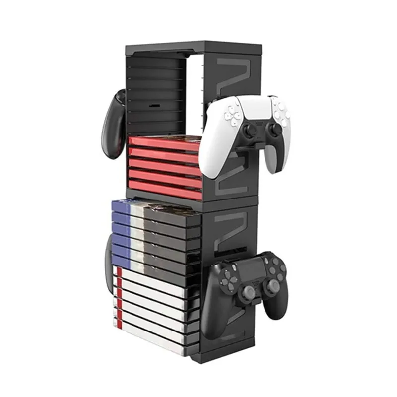 Для PS5 игровой контейнер для дисков стеллаж хранения XBOX двухуровневый держатель