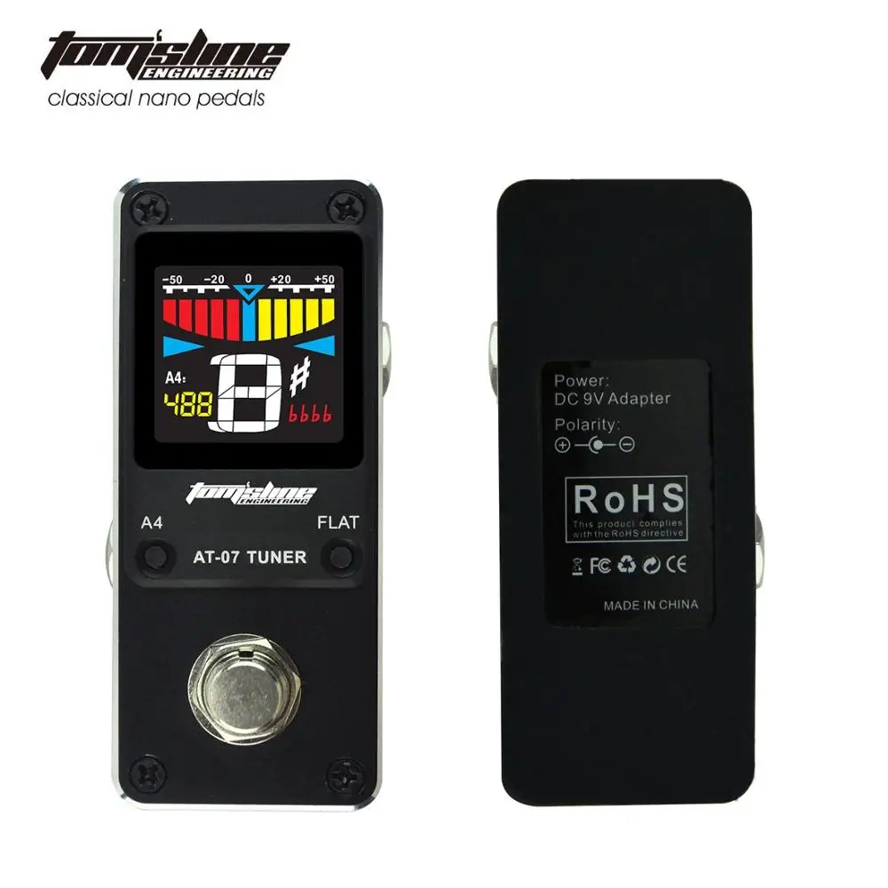 Высококачественный хроматический гитарный тюнер AROMA AT 07 аксессуары для