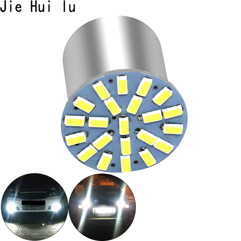10 шт. 1156 1157 P21W BA15S R10W 22 SMD 3014 Светодиодный автомобильный дневной ходовой светильник, Автомобильный задний боковой индикатор, светильник s, лампа для парковки