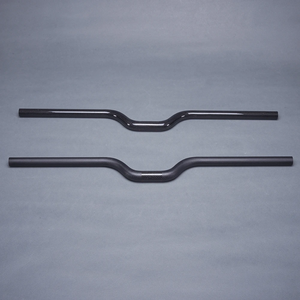 Full Carbon Fiber Bicycle Handlebar MTB Bike Bars Mountain Cycing Parts U - Style Handlebars For Stem Diameter 25.4mm