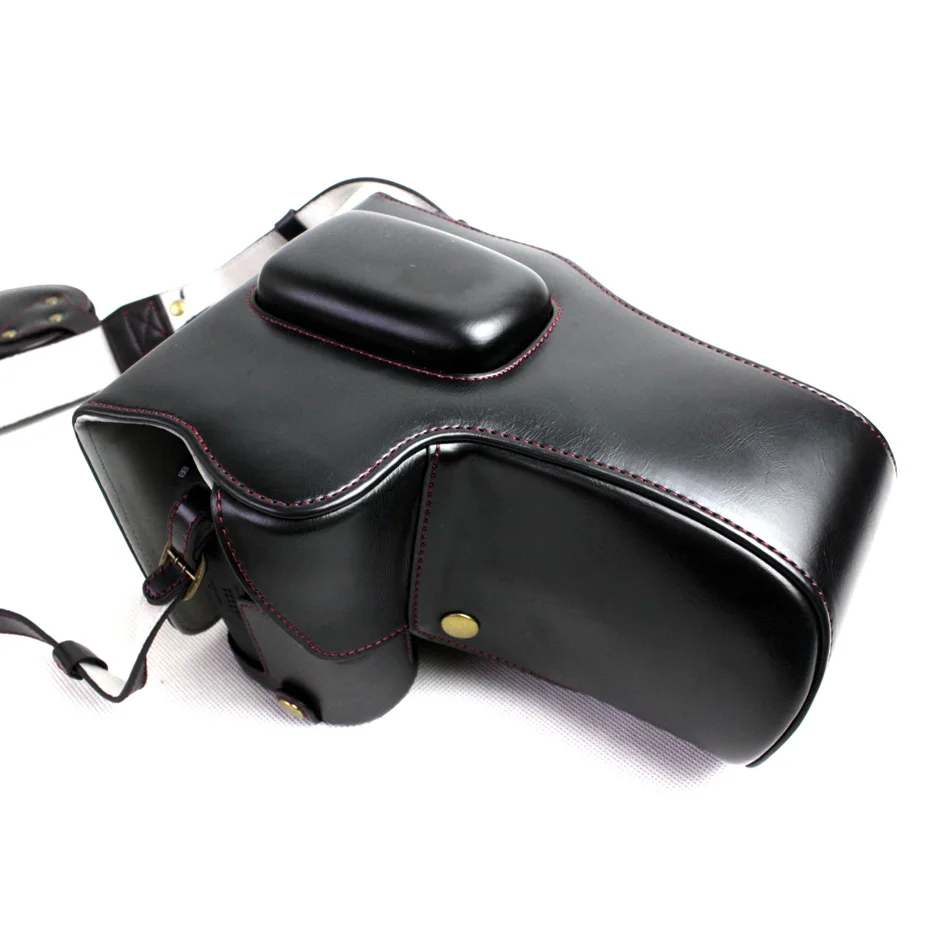 

Deluxe Edition PU Leather Camera Case Cover For Canon EOS 6D II 6D2 6DII 6D Mark ii With Storage Bag Bottom Opening Case