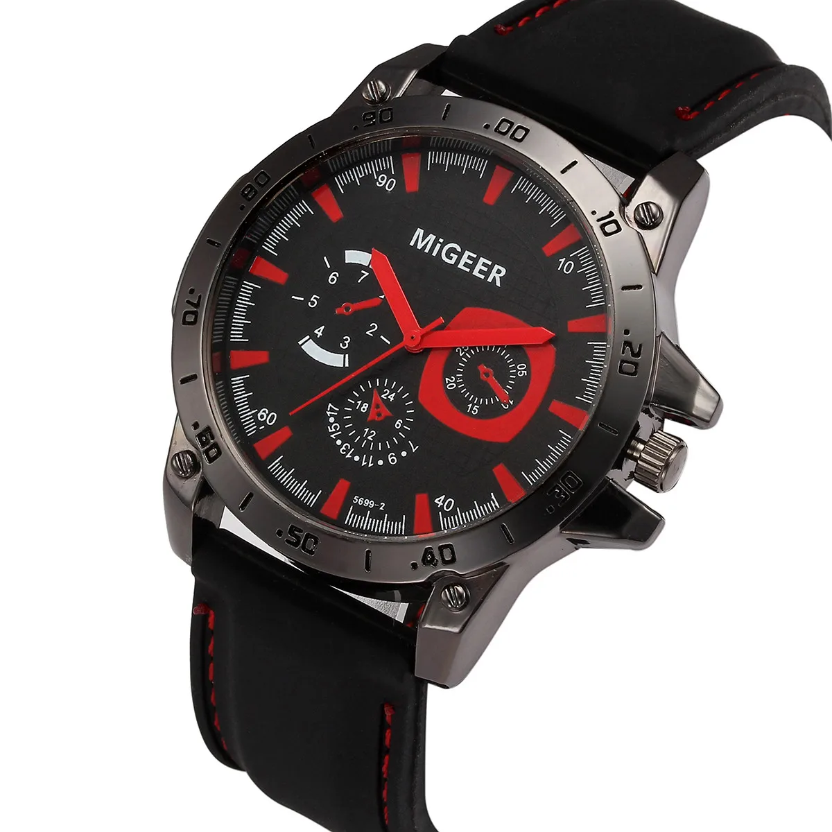 Ультратонкие часы для мужчин модный силиконовый ремешок спортивные крутые