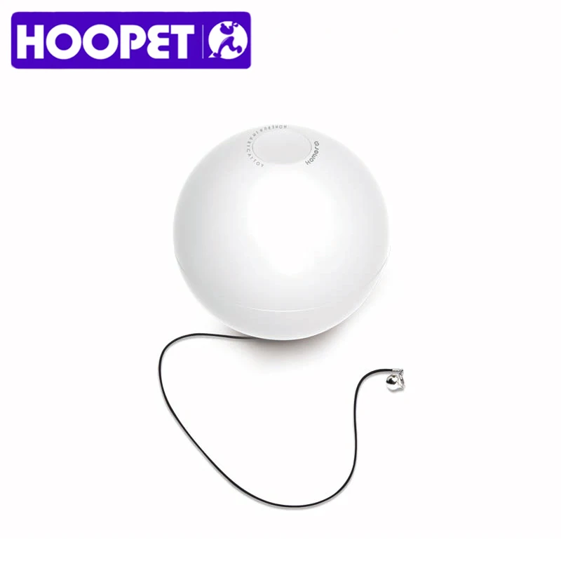 HOOPET Pet собака кошка котенок веревка переплетение Электрический прокатный мяч
