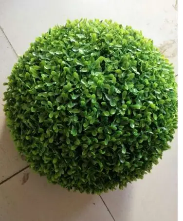 Свадебная композиция искусственная садовая трава буксисные шары топиария из